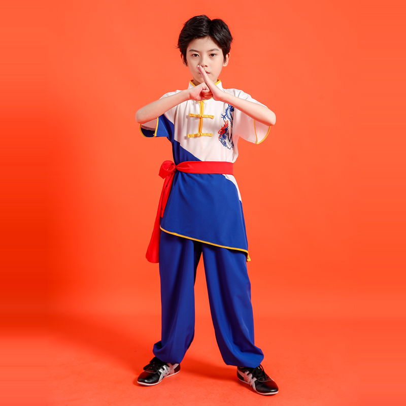 六一儿童武术服男女童训练中小学生团体练功服幼儿太极表演衣服装