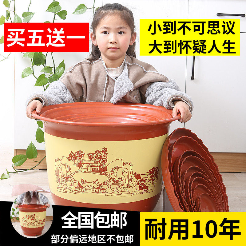 长盛塑料花盆环保加厚花盆优质大花盆多肉花盆特价加仑仿陶瓷花盆图片
