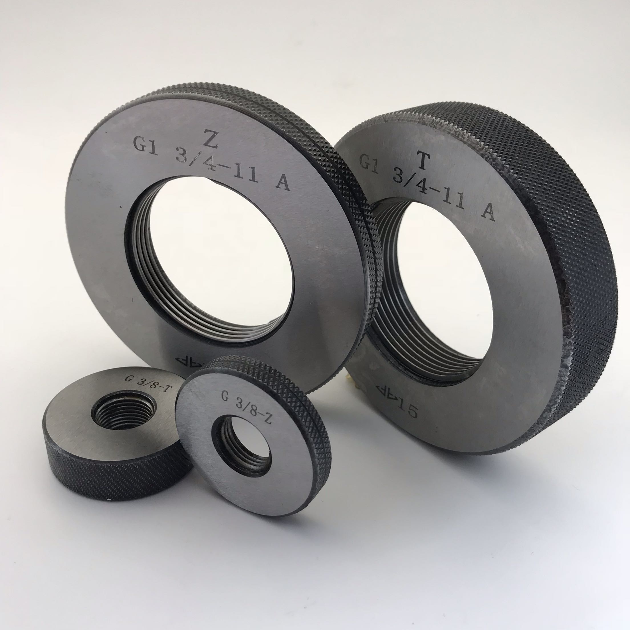 直管螺纹环规塞规G1/16 1/8 1/4 3/8 1/2 5/8 3/4 7/8 1寸牙规