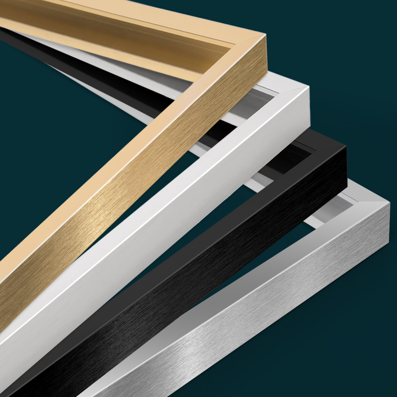 窄边油画框外框定制带o内框绷画布框装裱成品相框架大尺寸挂墙定