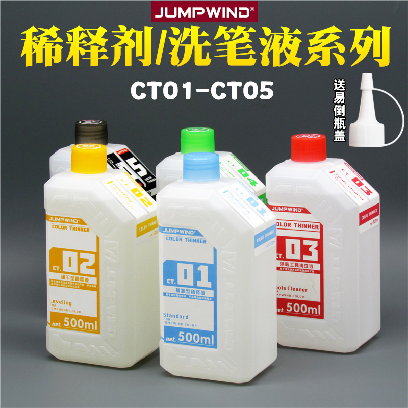 模型油漆稀释剂 CT01-05 油性金属色稀释液洗笔液除漆脱漆液