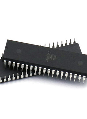原装正品AT单片机芯片 直插 AT89S52-24PU 8位闪存微控制器 DIP40