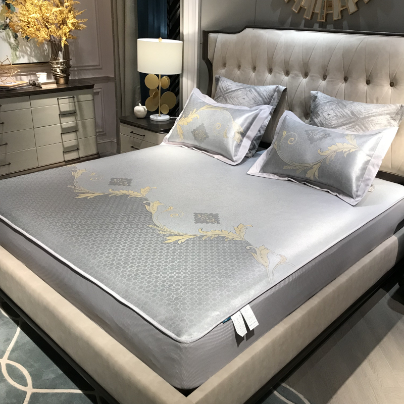 速发软凉季三件套1.5m可水洗可折叠1洗8m床笠夏席欧式机.套件