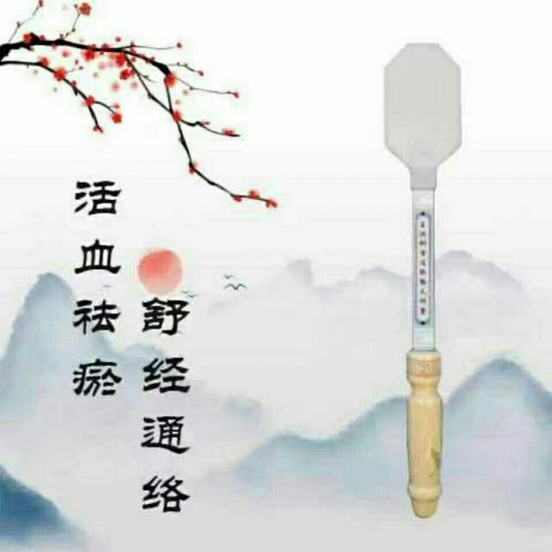 速发王洪刚拍络经养生拍雷音拍痧板莎拍沙板硅胶扣痧板打器胆经棒