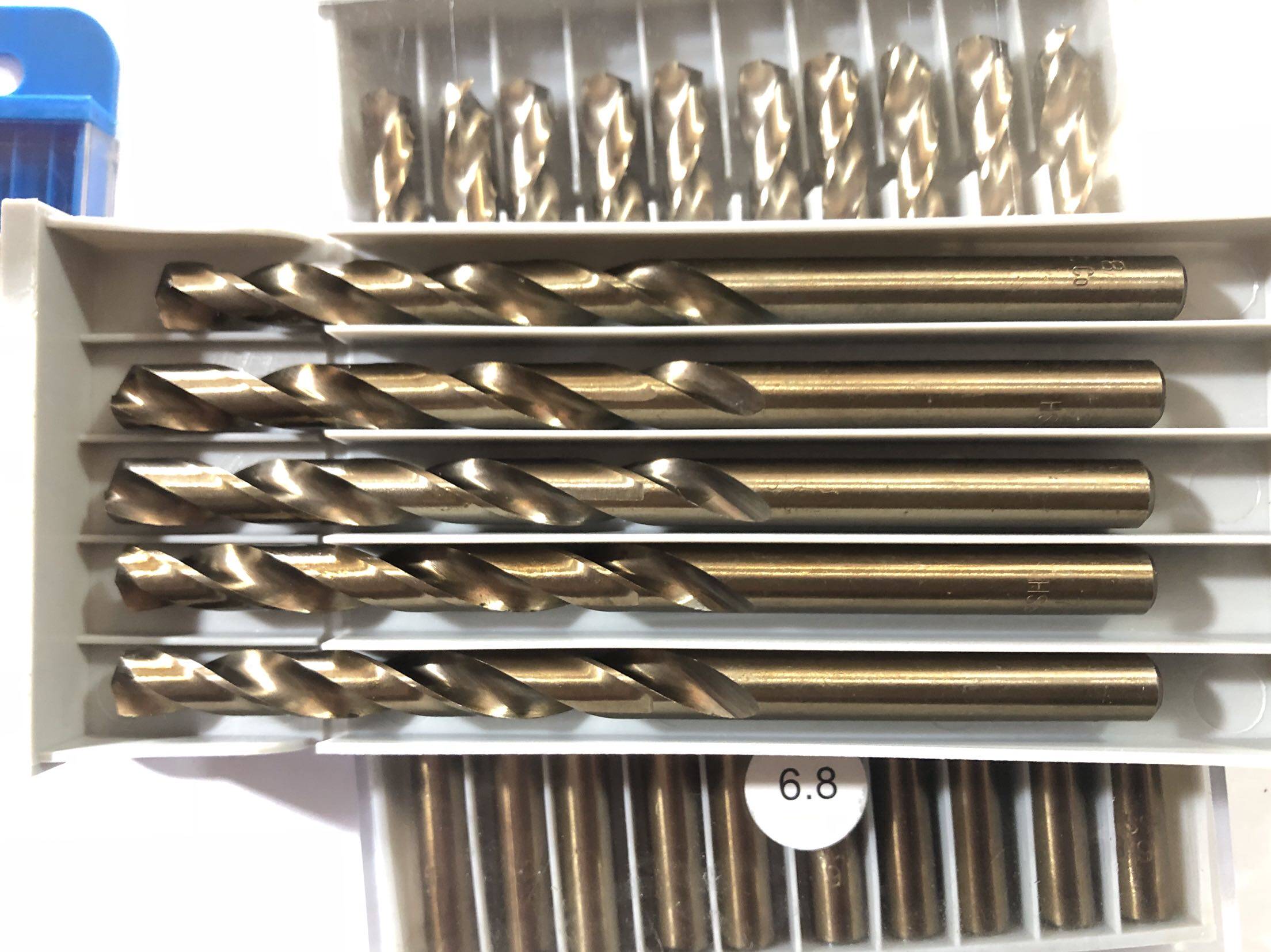 速发新亚含钴钻头1 14 15 16 18 1 20mm M5不锈钢专用直柄麻花钻