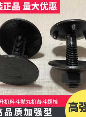 速发黑色加斗型提升机畚斗料斗挖强口栓牙螺螺丝平胶带三点螺丝钉