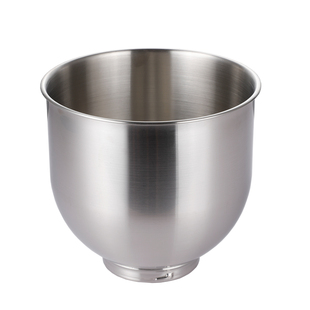 佳麦加厚不锈钢没把手和面搅拌桶鲜奶机配件7L打蛋桶厨师机搅拌缸