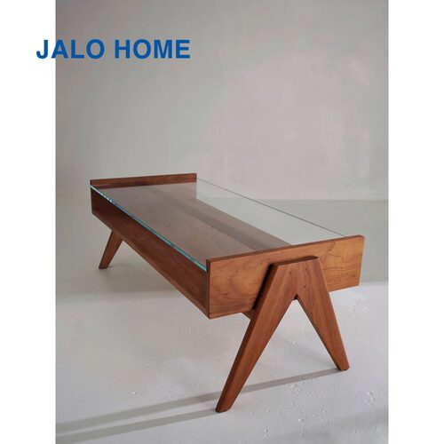 伽罗 JALO 昌迪加尔复刻系列 柚木茶几