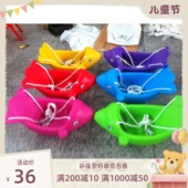 滚塑塑料秋千鱼 厂家直销带绳秋千摇篮 单儿童秋千架荡秋 包邮 极速