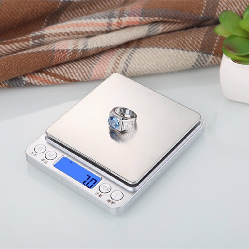 速发高研精准 秤度器电子秤0.01g天平小秤烘焙称食物重数小型克称