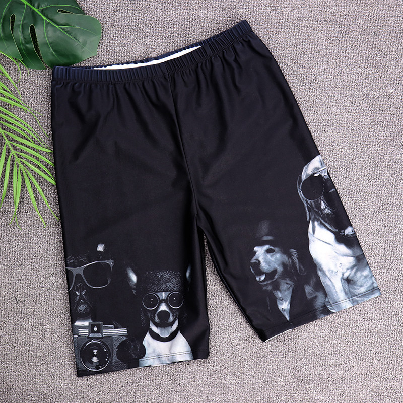 速发泳裤角士五分防尴尬男生业干专速平男泡温泉长款游泳裤套装备