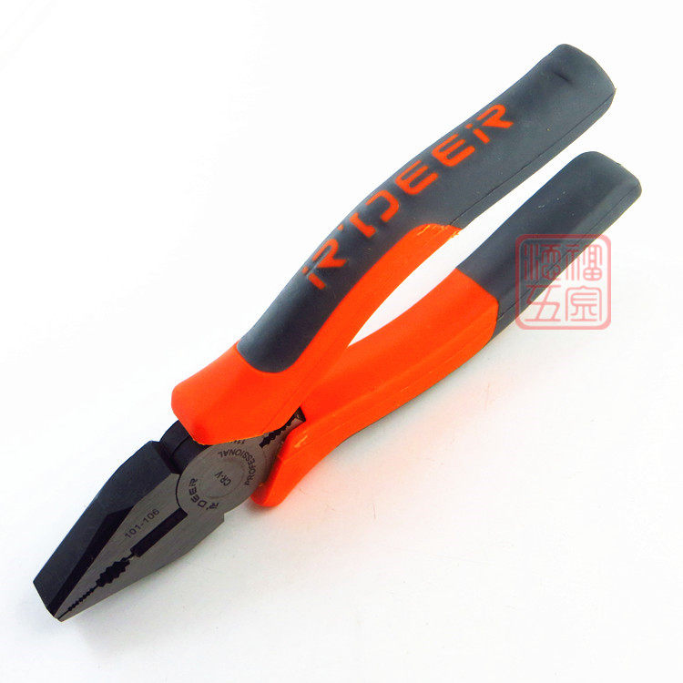 速发飞钳工具钢丝钳五金工具工业级钳寸钢丝钳8寸老虎6子克丝鹿平