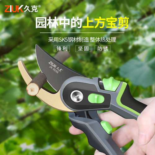 久克园林花剪园艺剪刀剪枝家用修剪树枝果树修枝剪花艺花枝剪强力