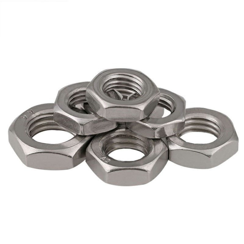 六角1.25x1.5M4M5M6M8*螺母0.75M14M16细牙六角0.5M10M12薄**