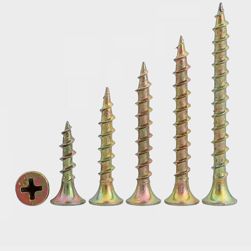 加硬纤维自攻螺丝钉沉头木螺丝彩锌平F头干壁钉墙板钉纤维板钉4mm,家装主材,角阀,淘宝优惠券,粉丝福利购,淘宝优惠卷