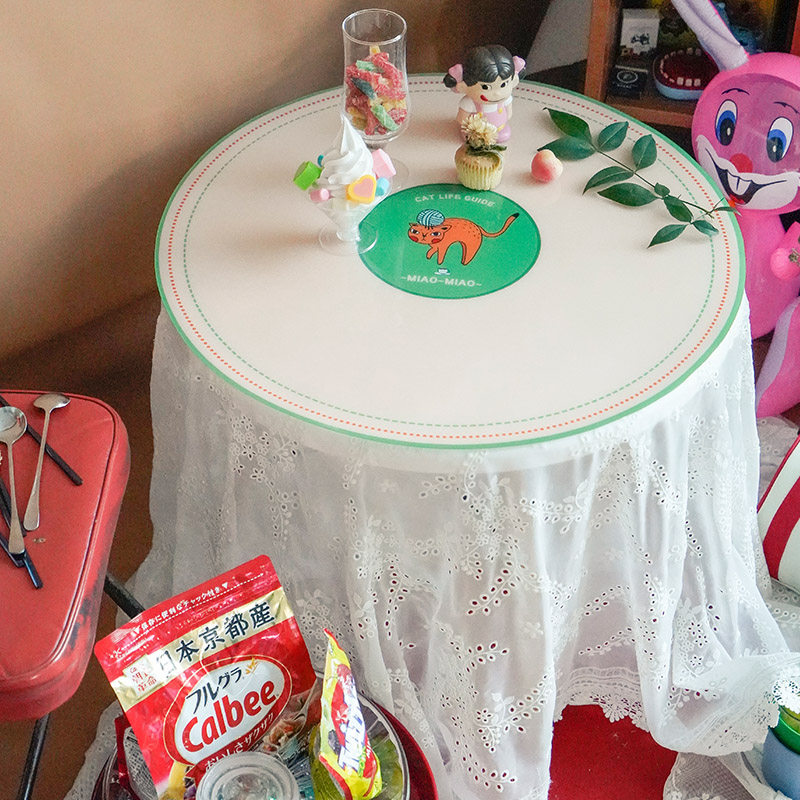 左咸敦道桌垫防水防油PVC软塑料玻璃茶几垫卡通猫咪桌布餐垫定制,居家布艺,桌布,淘宝优惠券,粉丝福利购,淘宝优惠卷