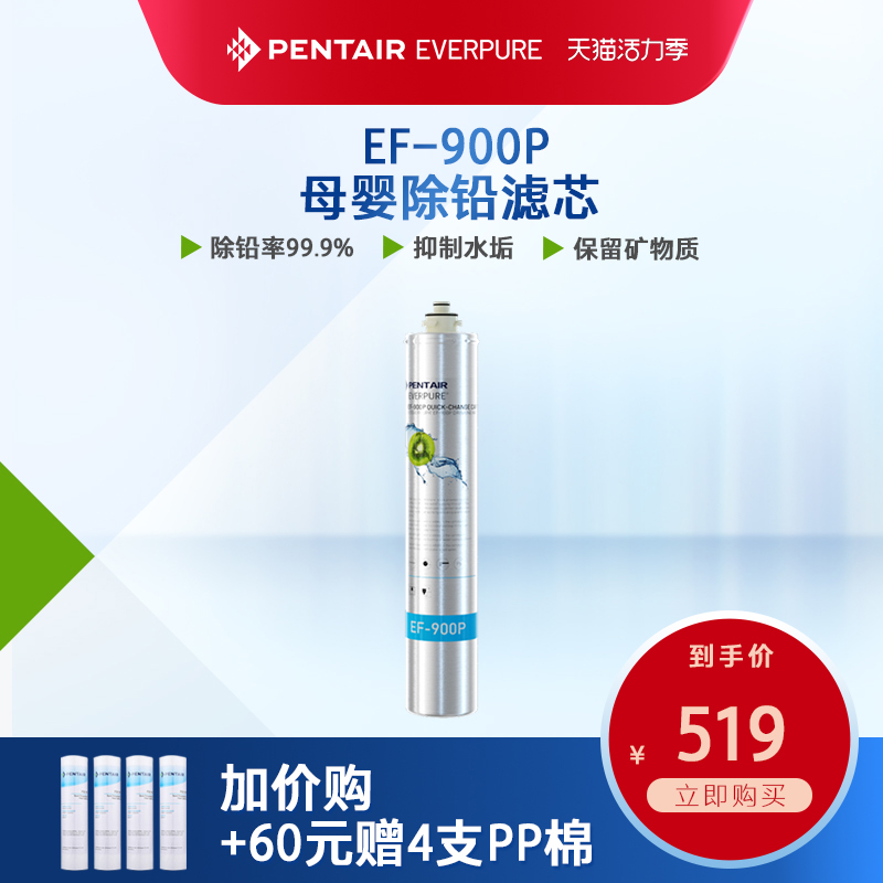 爱惠浦净水器活性炭主滤芯净水机耗材自来水过滤器配件EF-900P