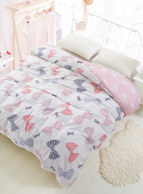 纯棉被套韩版全棉被罩单件1.5米1.8m*2.2床单宿舍学生双人220*240