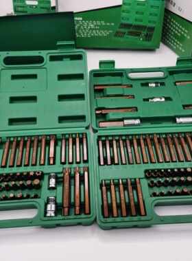 60件星批套装H414T2052M514MP12旋具头内六角花型12角梅花