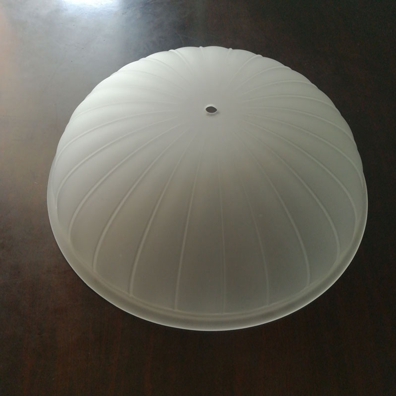 灯具配件 磨砂玻璃灯罩吸顶灯欧式吊灯客厅灯中间小口1.2厘米灯罩