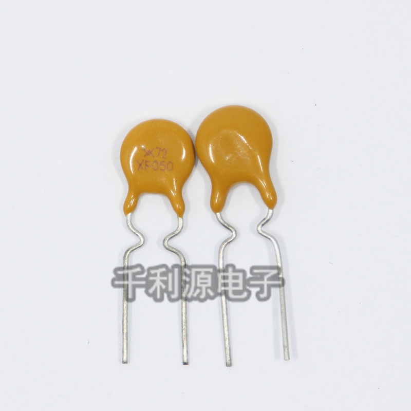 RXEF050  PPTC自恢复保险丝 印XF050 60V/72V 0.5A 代替 JK60-050