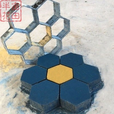 極速鋪路地磚花園花紋水泥模型z路面模庭院圖案混凝土模具歐式 實