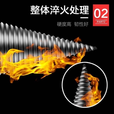 新手把砖头转换器劈材机钻头劈材电钻破柴机自动凿子配件超