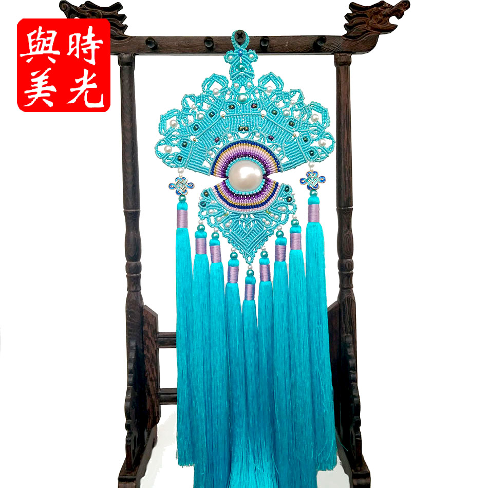 【碧穹之尊】凤冠花嫁diy材料包手工编织中国结挂饰工艺家居装饰