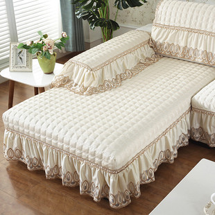 精选欧式高档沙发垫布艺防滑四季通用萬能皮沙发套罩盖布贵妃全包