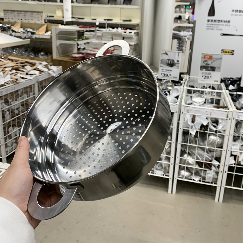 【刚需品,出口订单】304不锈钢迷你家用奶锅小蒸笼蒸格蒸屉篦子