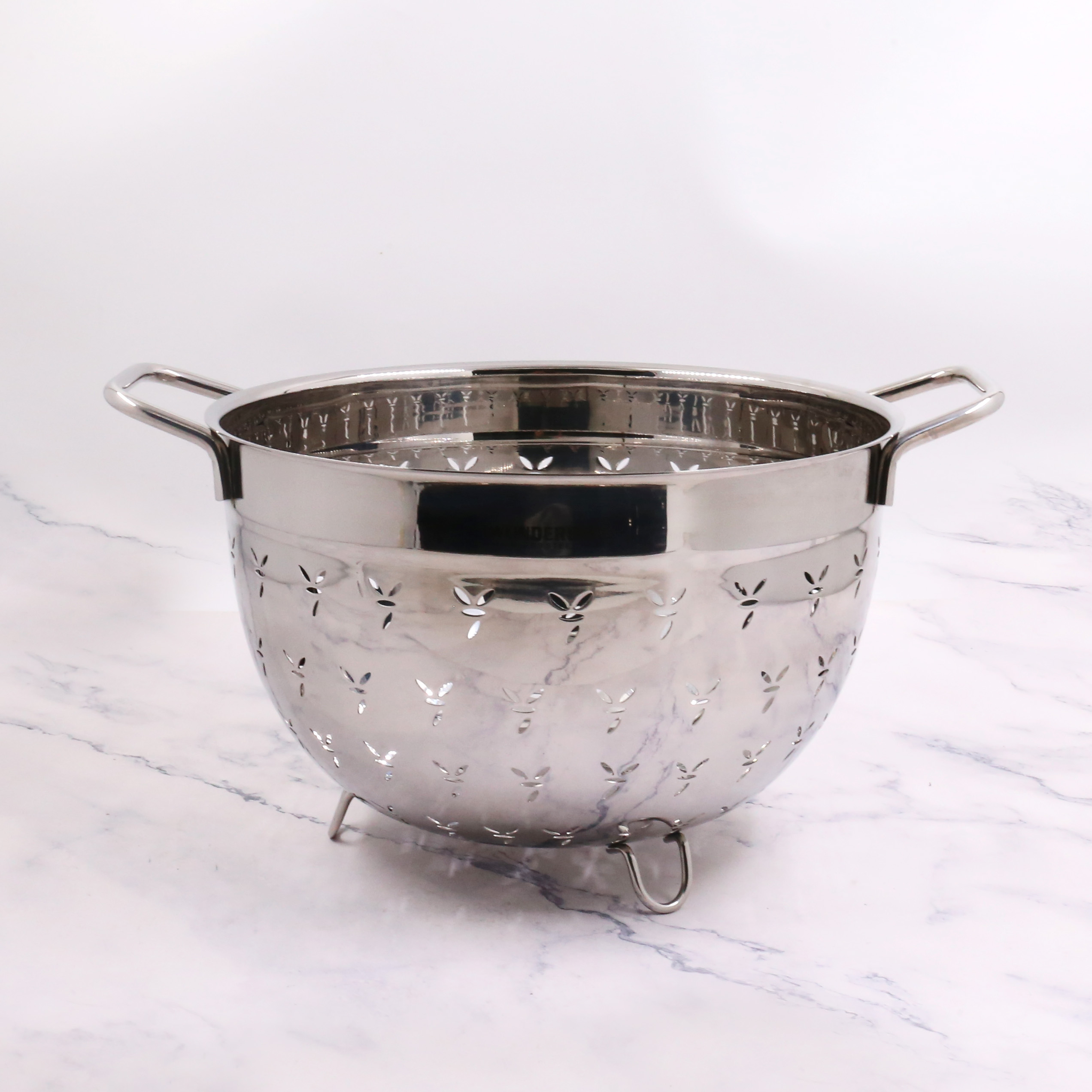 【牛货】出口 18/10不锈钢沥水篮水果篮果盘果盆洗菜漏盆沥滤