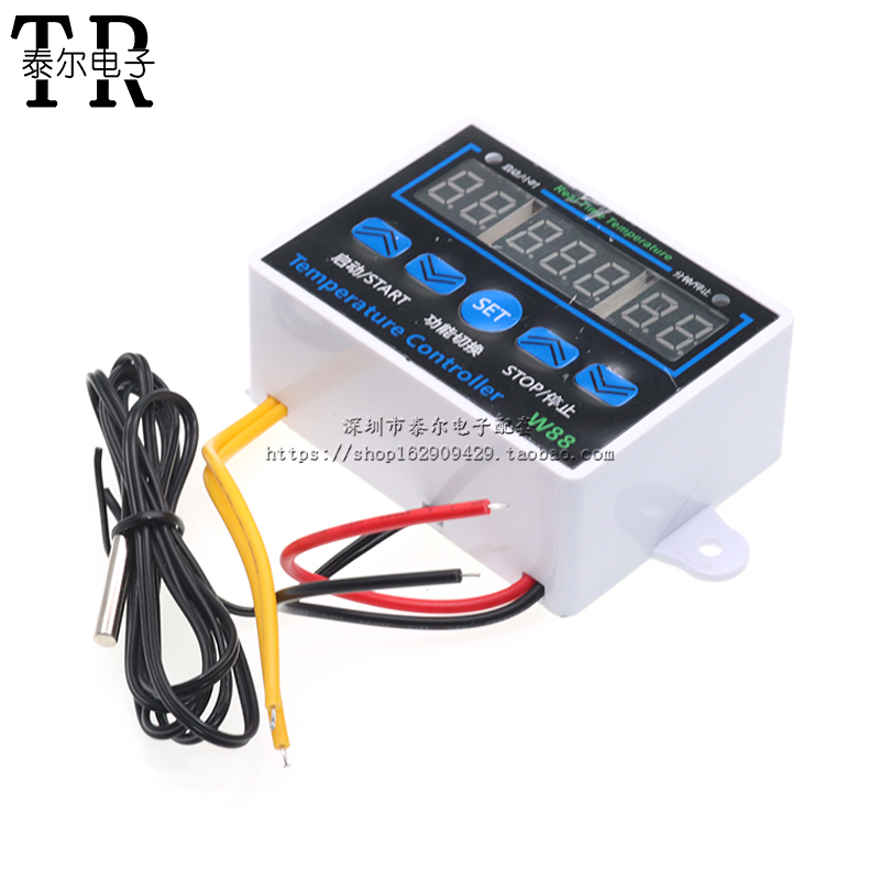 XH-W1411数字温控器 三显多功能温度J控制器 控温控制开关 带外壳