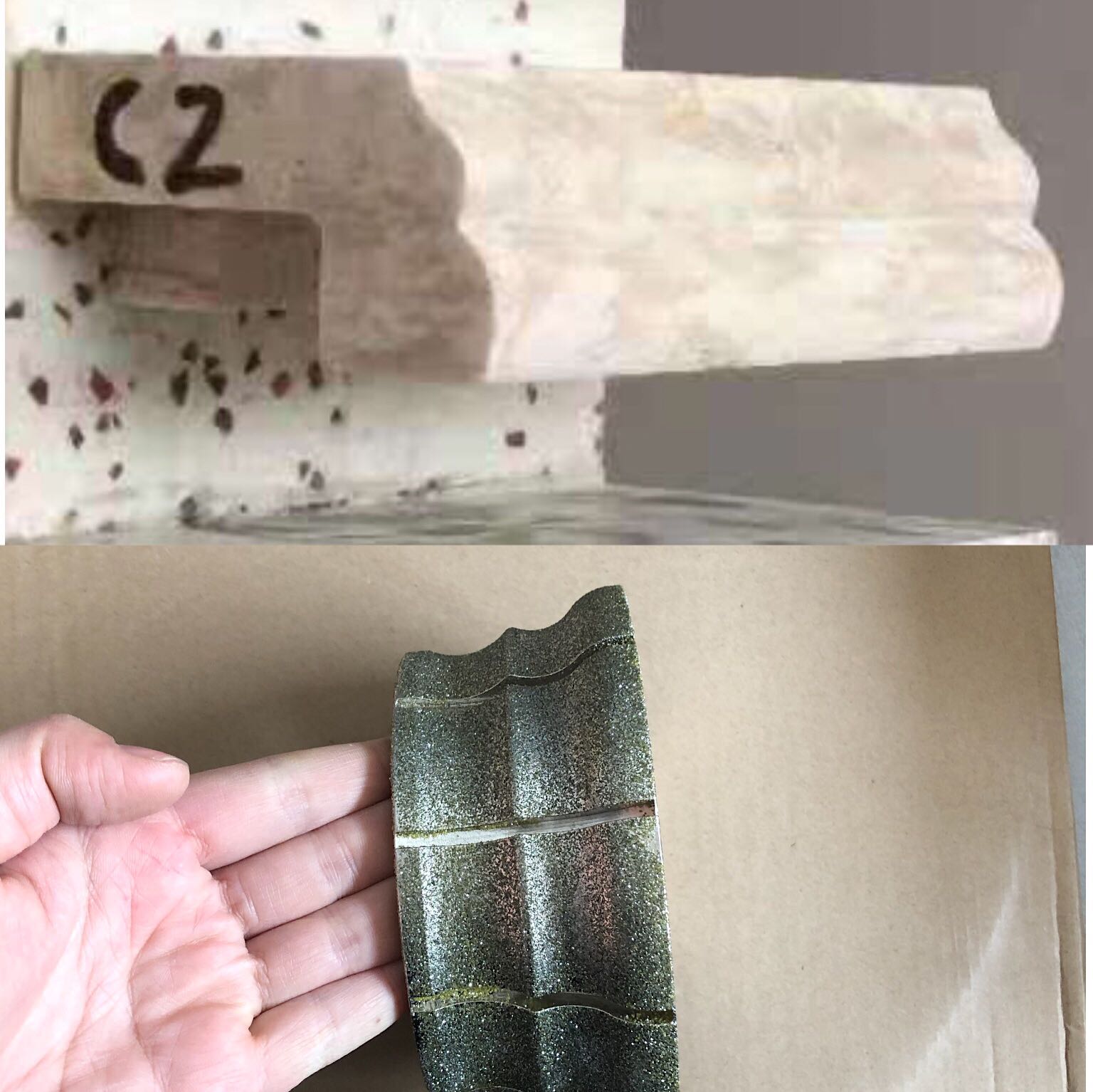 欧式边电镀磨轮线条轮 石材磨边轮 磨边机台面线条轮石英石线条轮