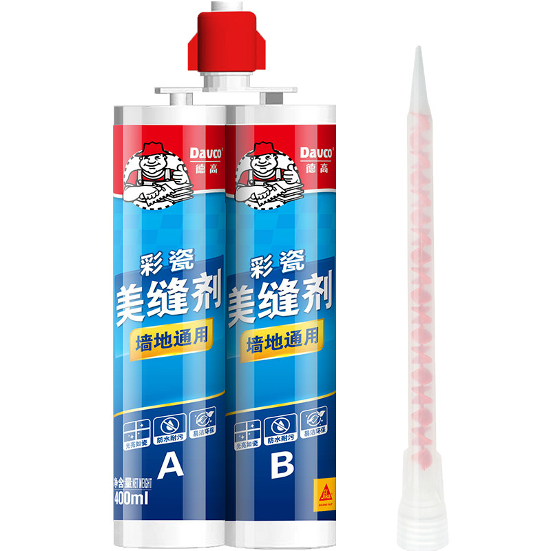 德高美缝剂美缝胶瓷砖地砖专用填缝剂勾缝瓷缝剂施工