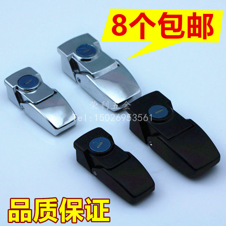 黑色锌合金盒式搭扣 隐藏式安装机箱锁扣DK604/DKS-5搭扣锁柜门锁