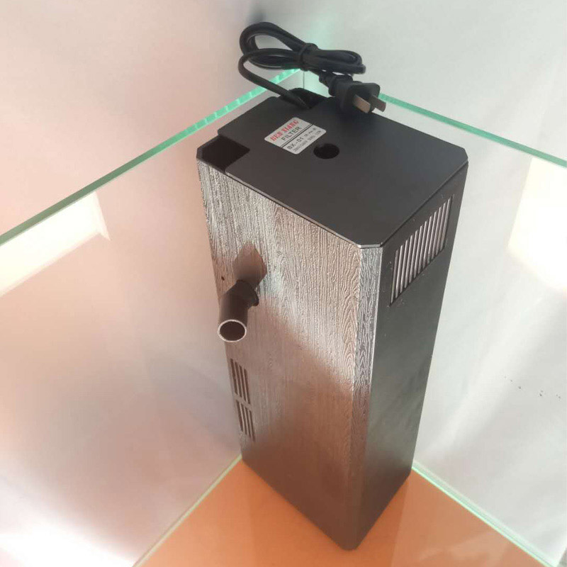 鱼缸过滤器中大缸比内置强排式滤桶滤筒前置冲氧泵循环带滤材