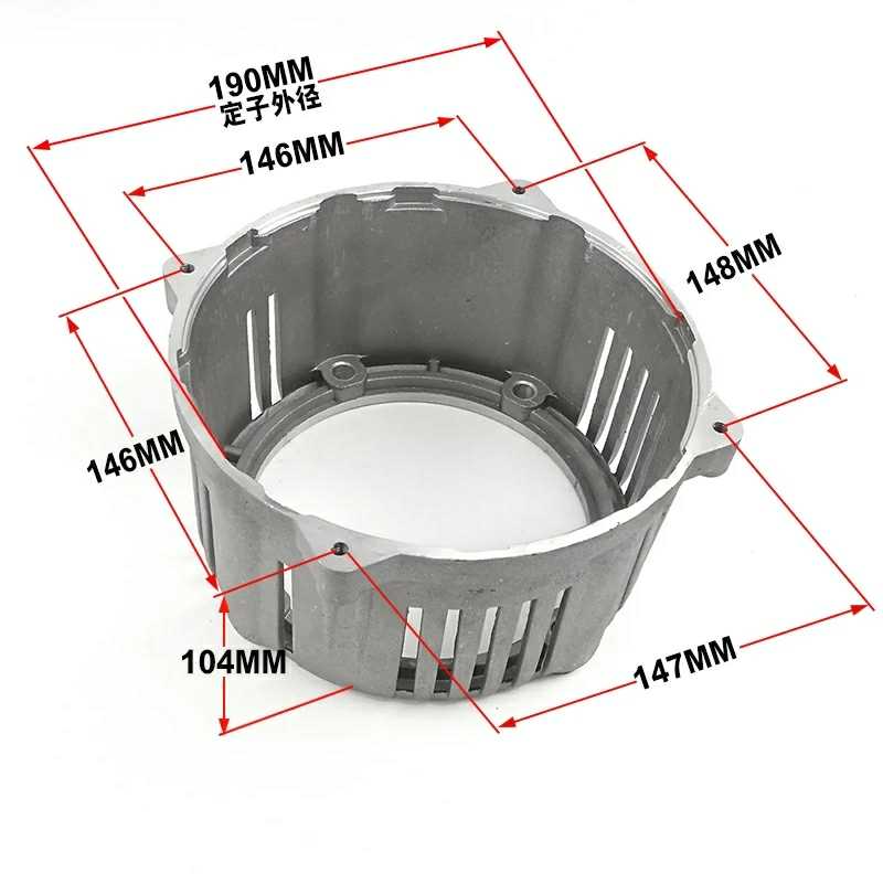柴油发电机配件 3KW 5KW 6KW 6.5KW 7.5KW电机前端盖电机支架