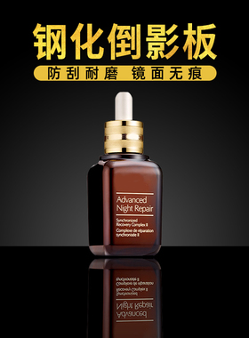 黑色倒影板摄影钢化玻璃拍照道具p拍摄背景板白色亚克力拍摄台反