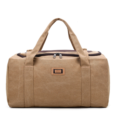 加厚帆布男行李袋大容量手提旅行包超大长短途搬家装被子女待产包