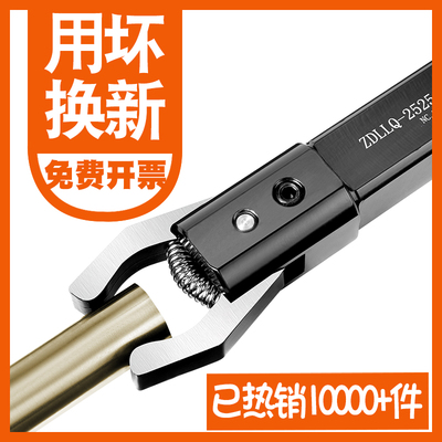 数控车床圆柄自动拉料器拔料器夹料E器送料器方柄料夹镶合金钨钢