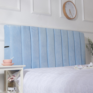 实木床板软包单面绵加厚床罩软包靠背床靠枕床