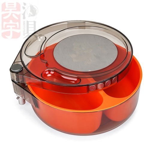 新款超大全磁拉饵盘强磁散炮盆竞技散泡盆钓箱钓椅开饵盘饵料盆