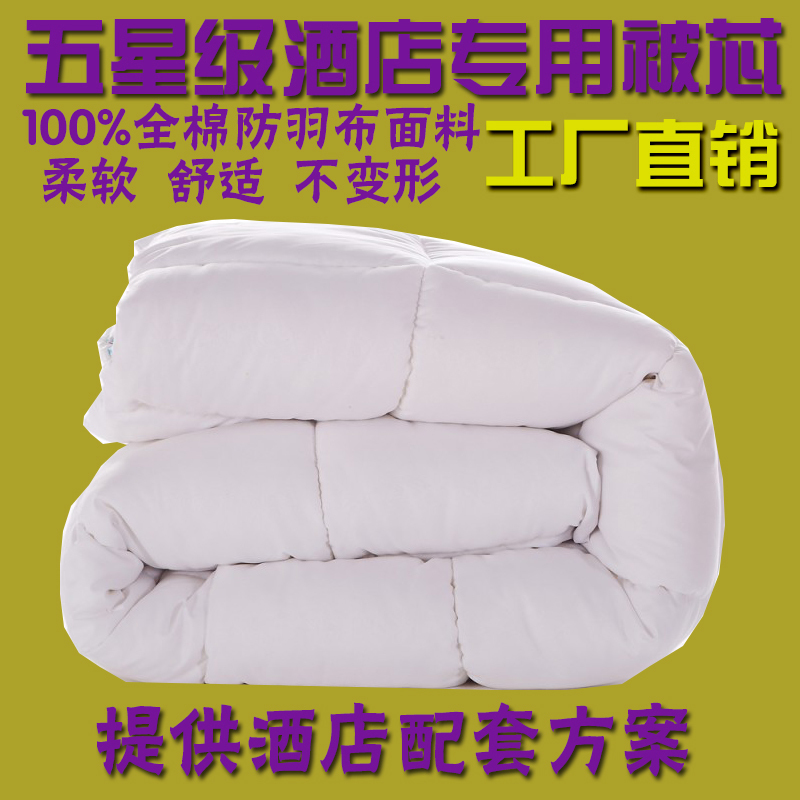 加厚冬被 被芯丝绵被 春秋被子棉被 宾馆酒店双人单人夏凉被子