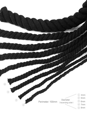 mm本白三股棉绳mmmm麻扭绳2mm拔河捆绑绳窗帘绑带mm