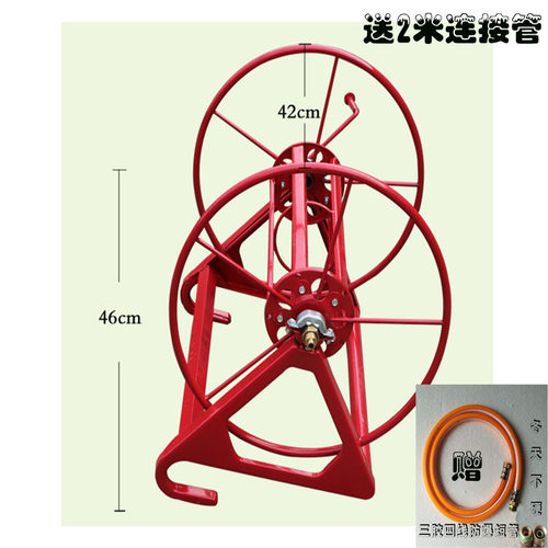 打药管卷管机农用卷管机壁挂式高压管收纳架水管盘管架农用绕管器