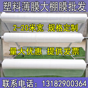 5米宽PE白膜透明加厚塑料薄膜纸塑V料布防水大棚 2米2.2 2.5