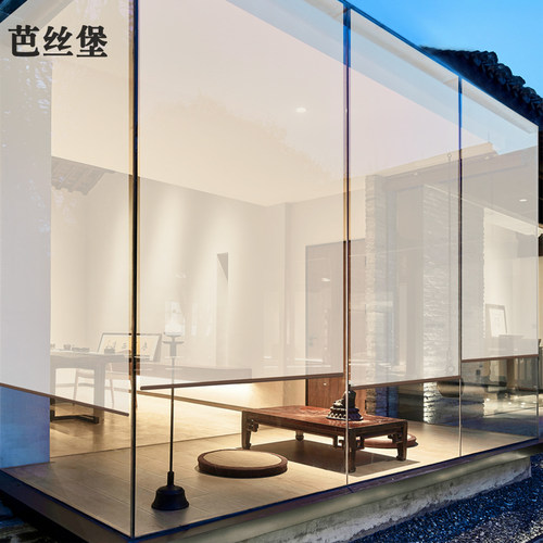 卷帘窗帘子软隔断屏风悬挂帘办公卷拉式H遮光现代简约白色纯色亚