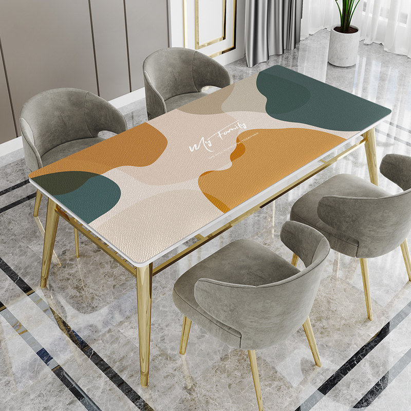 双层皮革桌垫加厚pvc桌布防油防水免洗 茶几布餐桌垫家用现代简约,居家布艺,桌布,淘宝优惠券,粉丝福利购,淘宝优惠卷