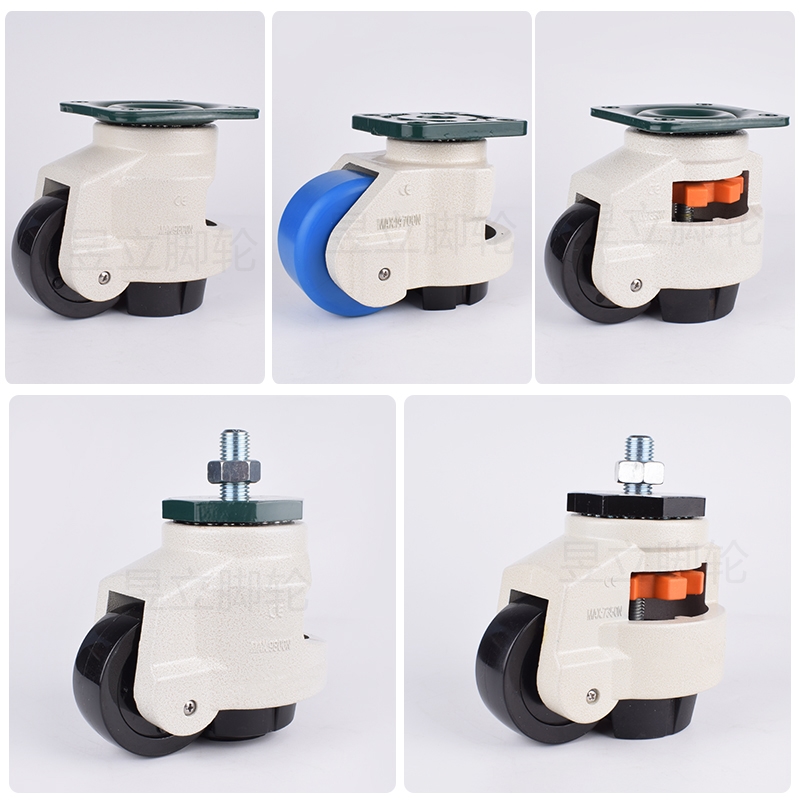 福马轮万向轮F0FF100F支撑型机器脚轮1水平调节脚轮丝杆轮