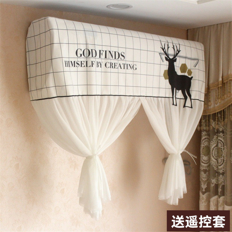 防直吹月子空调罩挂机机取室内空调挡风板帘遮风防尘免安装